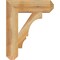 Ekena Millwork Balboa Craftsman Rough Sawn Bracket, Western Red Cedar, 4"W x 16"D x 20"H BKT04X16X20BOA04RWR - alternate 2